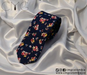 corbata de algodón floral (1)